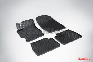 Коврик салона MAZDA 6 (02-08) резина, сетка (4 предм.) SEINTEX