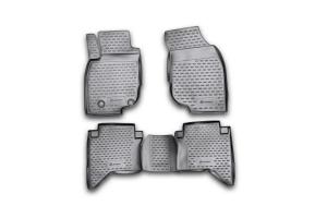 Коврик салона TOYOTA Hilux (11-15) полиуретан черный (4 предм.) ELEMENT