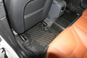 Коврик салона VOLVO S60 (13-) 3D полиуретан черный (4 предм.) ELEMENT