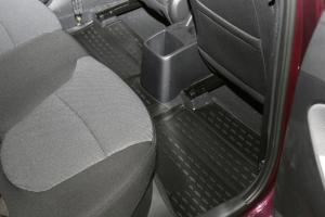 Коврик салона HYUNDAI Solaris (10-14), хб. полиуретан черный (4 предм.) ELEMENT