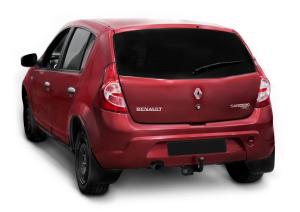 Устройство тягово-сцепное RENAULT Sandero (09-14) (съемный шар) без проводки BERG