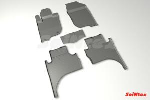 Коврик салона MITSUBISHI L200 (15-) резина высокий борт (5 предм.) SEINTEX