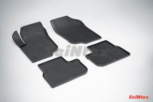 Коврик салона PEUGEOT 207 (06-13) резина, сетка (4 предм.) SEINTEX
