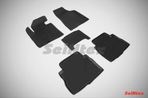 Коврик салона KIA Sorento (11-13) резина высокий борт (5 предм.) SEINTEX