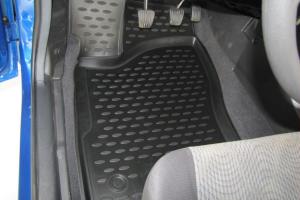 Коврик салона DAEWOO Nexia (08-) полиуретан черный (4 предм.) ELEMENT