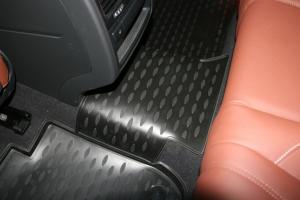 Коврик салона VW Touareg II (10-15) (15-18) полиуретан бежевый (4 предм.) ELEMENT