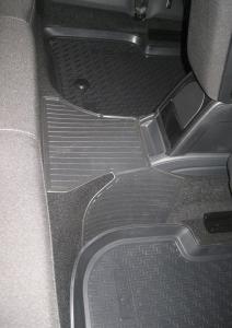 Коврик салона VW Polo V седан (10-15) (15-), полиуретан (5 предм.) RIVAL