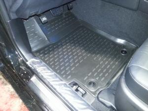 Коврик салона TOYOTA Camry (14-) 3D полиуретан черный (4 предм.) ELEMENT