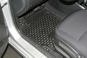 Коврик салона HYUNDAI Solaris (10-14) полиуретан черный (4 предм.) ELEMENT