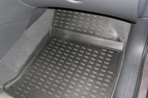 Коврик салона RENAULT Laguna (01–07) полиуретан черный (4 предм.) ELEMENT
