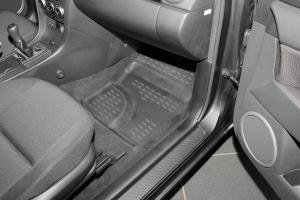 Коврик салона MAZDA 3 (03-09) полиуретан черный (4 предм.) ELEMENT