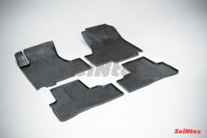 Коврик салона HONDA Cr-V III (06-12) резина, сетка (4 предм.) SEINTEX