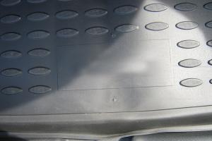 Коврик багажника TOYOTA Auris (07-) хб., полиуретан черный ELEMENT