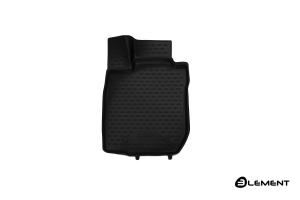 Коврик салона RENAULT Logan, (04-14) передний левый 3D полиуретан черный 1шт. ELEMENT