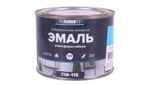 Эмаль голубой 0.5кг PROREMONTT