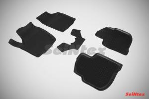 Коврик салона SKODA Rapid (14-) резина высокий борт (5 предм.) SEINTEX