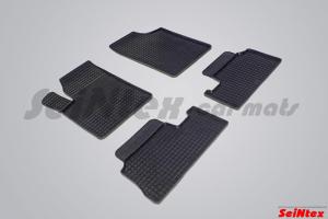 Коврик салона CITROEN Berlingo (06-08) резина, сетка (4 предм.) SEINTEX