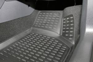 Коврик салона VW Golf V (03-09) полиуретан черный (4 предм.) ELEMENT