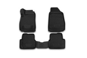 Коврик салона CHEVROLET Cobalt (13-) 3D полиуретан черный (4 предм.) ELEMENT