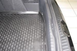 Коврик багажника PEUGEOT 308 (08-14) хб., полиуретан черный ELEMENT