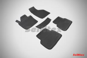 Коврик салона VOLKSWAGEN Tiguan (10-17) резина высокий борт (5 предм.) SEINTEX