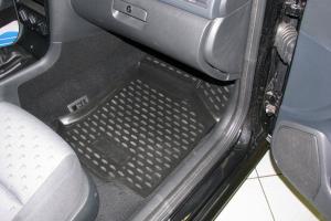 Коврик салона SKODA Octavia Tour (96-) полиуретан черный (4 предм.) ELEMENT