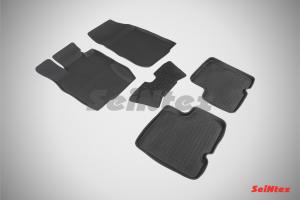 Коврик салона RENAULT Duster (11-15) резина высокий борт (5 предм.) SEINTEX