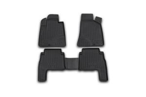 Коврик салона HYUNDAI Santa Fe (06-10) полиуретан черный (4 предм.) ELEMENT