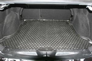 Коврик багажника LADA Vesta (15-) седан, полиуретан черный ELEMENT