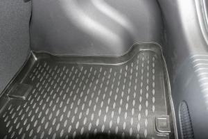 Коврик багажника HYUNDAI Solaris (10-14) (14-16) хб., полиуретан черный ELEMENT