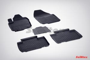 Коврик салона TOYOTA Rav 4 IV (12-) резина высокий борт (5 предм.) SEINTEX