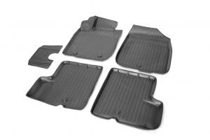 Коврик салона Renault Duster (HSA/M_) 2010-2015 2WD полиуретан (5 предм.) COMFORT