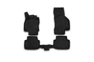 Коврик салона VOLKSWAGEN Passat B8, Сед/ Ун (15-) 3D полиуретан черный (4 предм.) ELEMENT