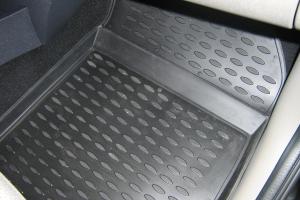 Коврик салона RENAULT Clio III (05-) полиуретан черный (4 предм.) ELEMENT
