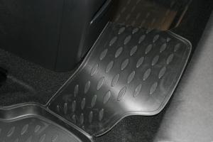 Коврик салона VW Golf VI (09-) 3D полиуретан черный (4 предм.) ELEMENT