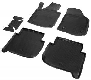 Коврик салона VW Touran II компактвэн (10-15), полиуретан (5 предм.) RIVAL