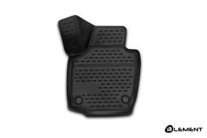 Коврик салона SKODA Rapid (13-) передний левый 3D полиуретан черный 1шт. ELEMENT