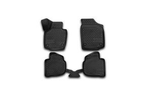 Коврик салона SKODA Rapid (13-) 3D полиуретан черный (4 предм.) ELEMENT