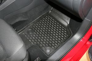 Коврик салона VW Jetta (11-) полиуретан черный (4 предм.) ELEMENT