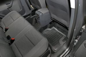 Коврик салона VW Golf Plus (04-) полиуретан черный (4 предм.) ELEMENT