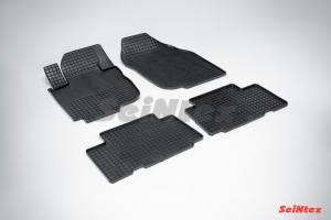 Коврик салона TOYOTA Rav4 III (06-12) резина, сетка (4 предм.) SEINTEX