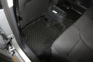 Коврик салона VW Jetta (11-15) (15-) 3D полиуретан черный (4 предм.) ELEMENT