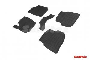 Коврик салона VW Polo (10-18) резина (5 предм.) SEINTEX