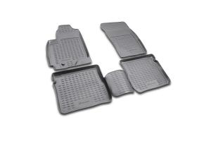Коврик салона MITSUBISHI Outlander (03-06) полиуретан черный (4 предм.) ELEMENT