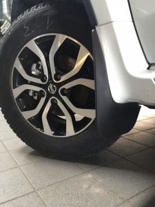Брызговик Mitsubishi Eclipse Cross 2017-н.в. передний комплект 2шт. RIVAL