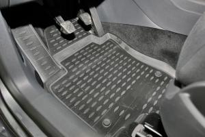 Коврик салона VW Golf Plus (04-) полиуретан черный (4 предм.) ELEMENT