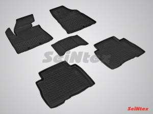 Коврик салона KIA Sorento 2013 (13-) резина высокий борт (5 предм.) SEINTEX