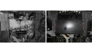 Защита картера и КПП OPEL Insignia I FWD (08-17) сталь 1.8мм АВТОБРОНЯ