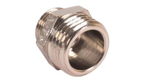 Ниппель-переходник c 1/2 на 3/8 никель VALTEC