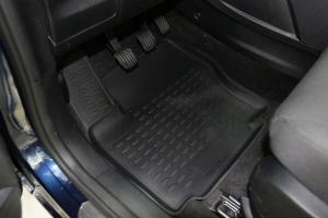 Коврик салона FORD S-MAX (06-), (FN) полиуретан черный (4 предм.) ELEMENT